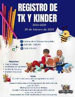 TK - Kindergarten Registration - SP